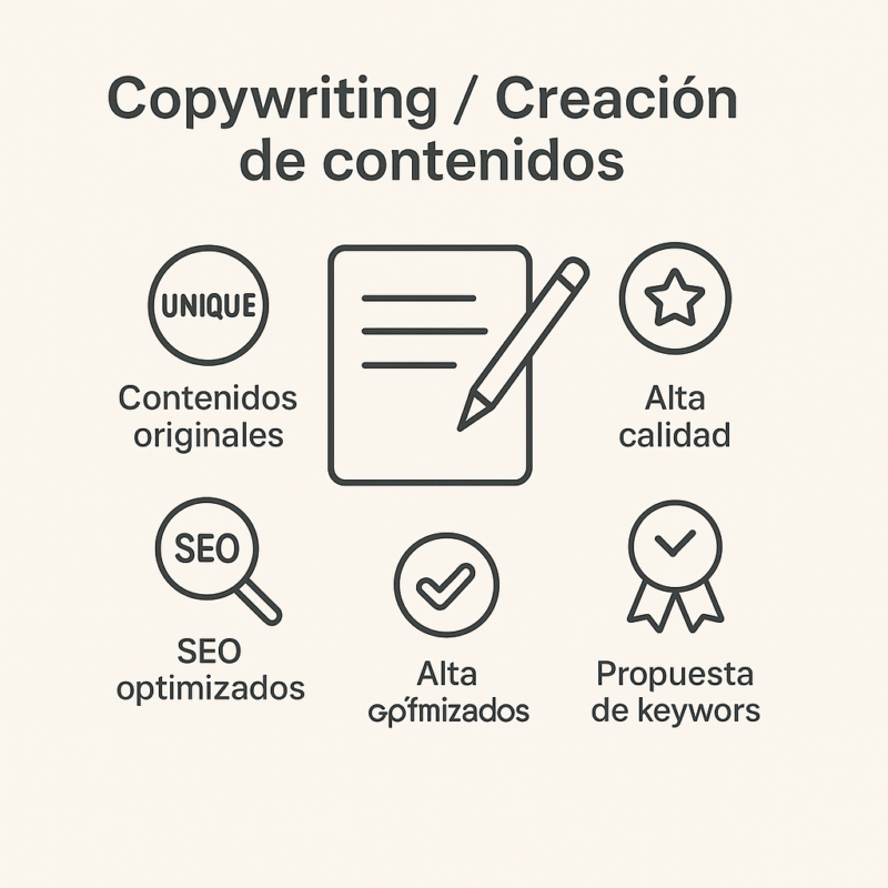Copywriting/Creación de contenidos